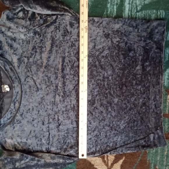 We The Free Milan Crushed Velvet Sweatshirt Burnout Fairy Womens Xs Loose - Picture 8 of 10